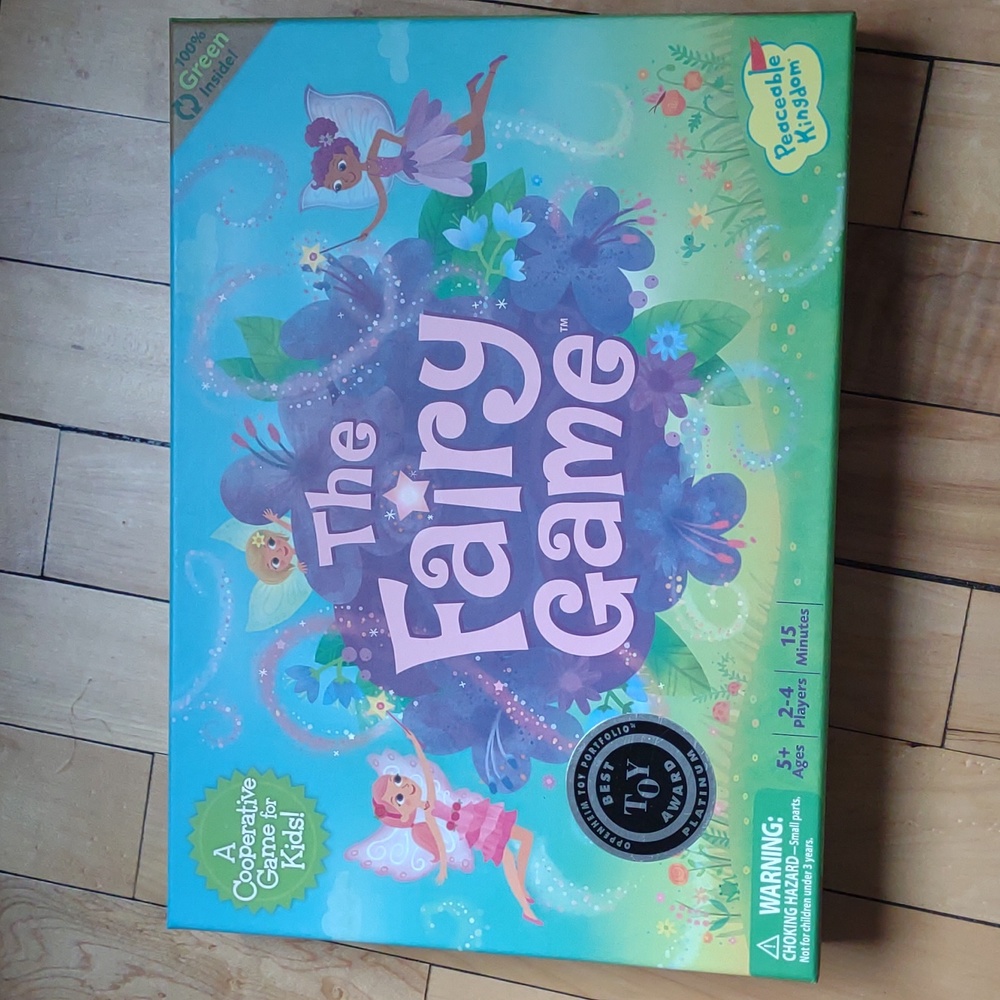 Peaceable Kingdom The Fairy Game 100% Green Board Game for Kids